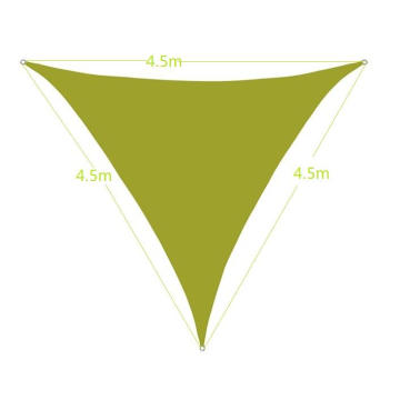 Triangle Sun Shade Sail Waterproof Polyester PU Coating